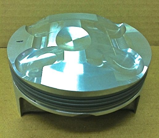 88mm piston, top